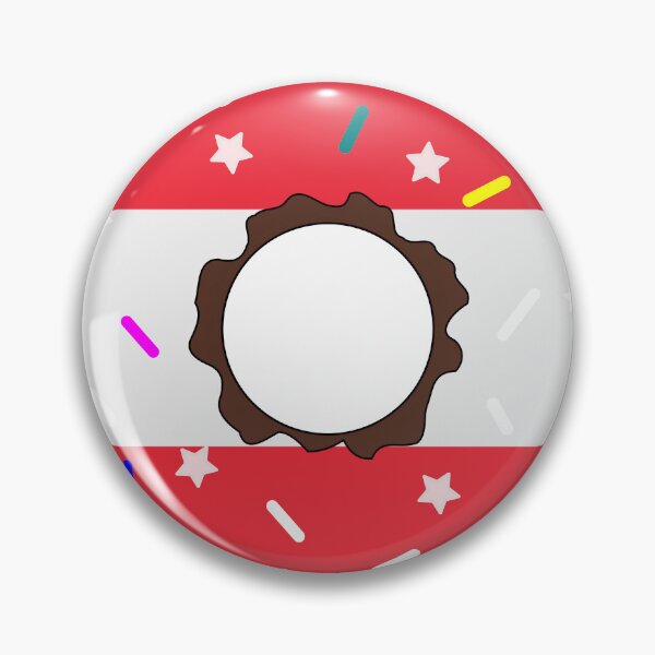 Item preview, Austria Flag Donut – Colorful Sprinkles Country Pride designed and sold by TheIconSmith.