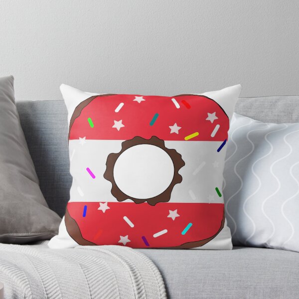 Item preview, Austria Flag Donut – Colorful Sprinkles Country Pride designed and sold by TheIconSmith.
