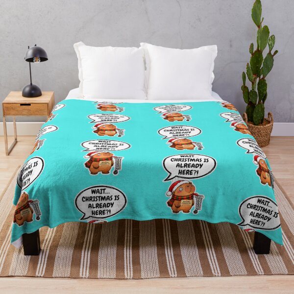 Item preview, WAIT...CHRISTMAS IS ALREADY HERE?! 2026 BY NAGGINGSTICKERSCO. NAGGING CAPYBARA'S A VERY NAGGING CHRISTMAS! COLLECTION | AQUA Edition | No.03 designed and sold by LaMaisonOfMY.