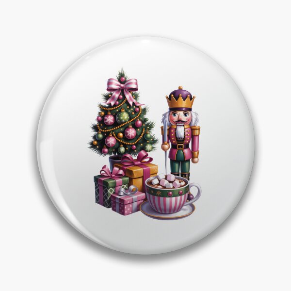 Artikelvorschau, Rosa Weihnachtsnussknacker-Kakao – Weihnachtsbaum-Geschenkidee entworfen und verkauft von jkrphoto.