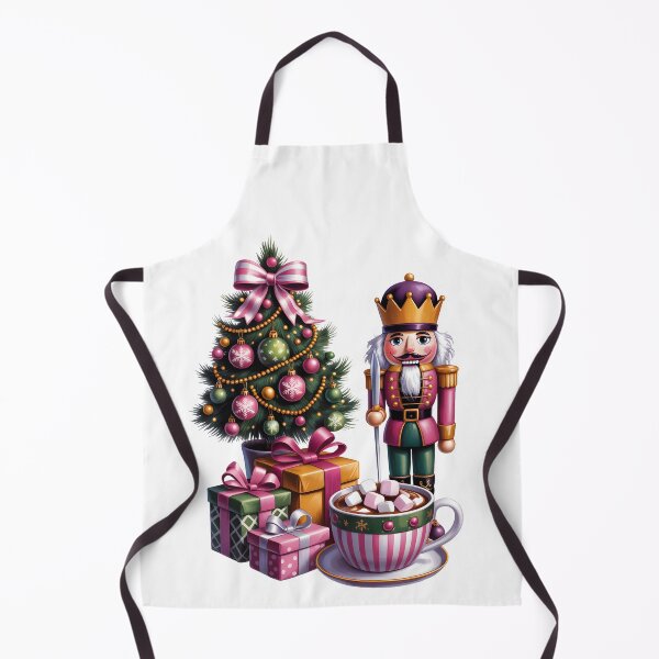 Item preview, Pink Christmas Nutcracker Cocoa – Holiday Tree Gift Art designed and sold by jkrphoto.