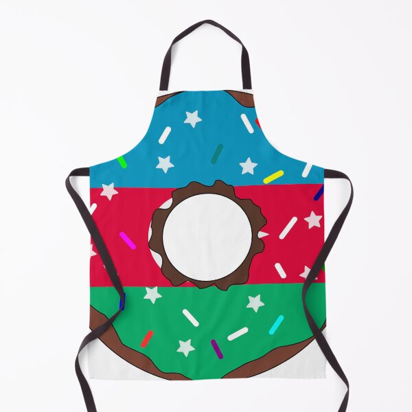 Item preview, Azerbaijan Flag Donut – Colorful Sprinkles Country Pride designed and sold by TheIconSmith.