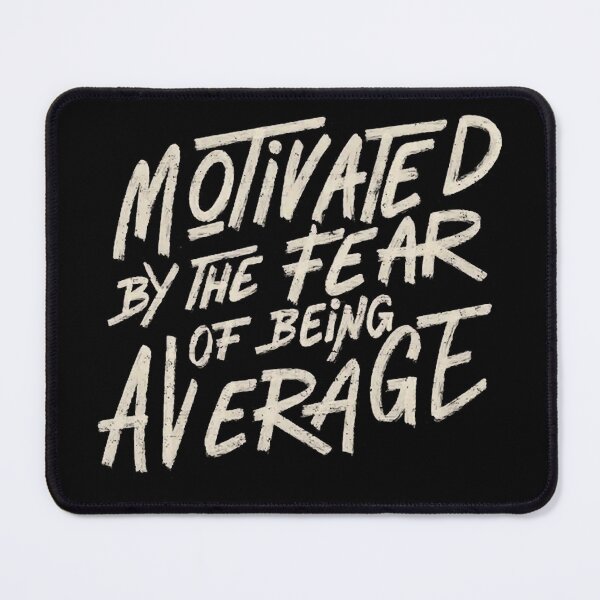 Item preview, Motivated By The Fear Grit Typography designed and sold by KaroliinaLauri.
