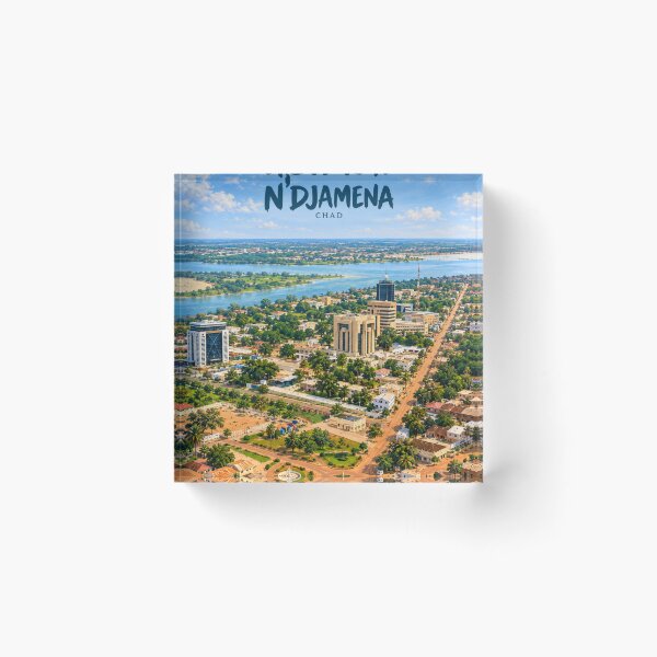 Item preview, N'Djamena Painterly Chadian City Impression designed and sold by MichaeIRellov.