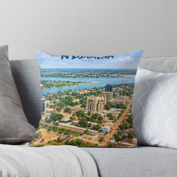Item preview, N'Djamena Painterly Chadian City Impression designed and sold by MichaeIRellov.
