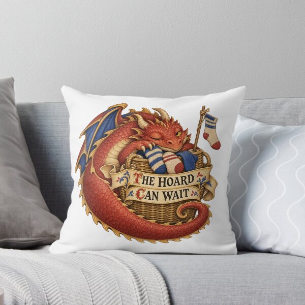 Item preview, Laundry Hoard Dragon – Medieval Marginalia Humor designed and sold by RAX Mirth Studio.