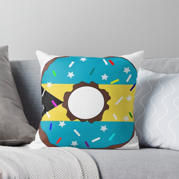 Item preview, Bahamas Flag Donut – Colorful Sprinkles Country Pride designed and sold by TheIconSmith.