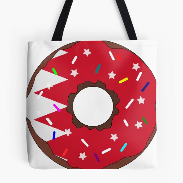 Item preview, Bahrain Flag Donut – Colorful Sprinkles Country Pride designed and sold by TheIconSmith.