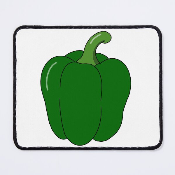 Item preview, Simple Green Bell Pepper Illustration designed and sold by AdaJing.