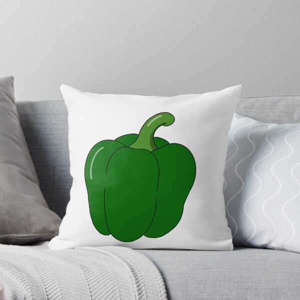 Item preview, Simple Green Bell Pepper Illustration designed and sold by AdaJing.
