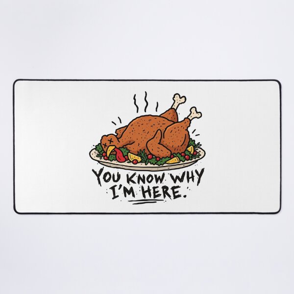 Item preview, You Know Why I’m Here Turkey Meme designed and sold by MonkiFlipp.