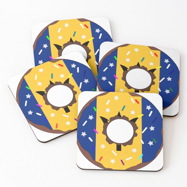Item preview, Barbados Flag Donut – Colorful Sprinkles Country Pride designed and sold by TheIconSmith.