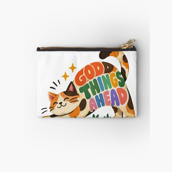 Item preview, Good Things Ahead Calico Cat Positive Art designed and sold by baliken.