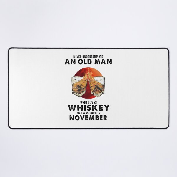 Item preview, Never Underestimate An Old Man Whiskey designed and sold by KaroliinaLauri.