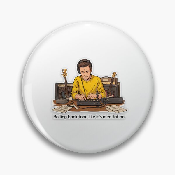 Item preview, Bassist Meditates on Tone designed and sold by NiftyWrx.