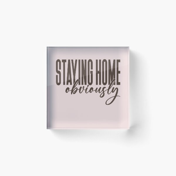 Item preview, Funny Staying Home Obviously Introvert Anti Social Quote designed and sold by AnhaPhysic.