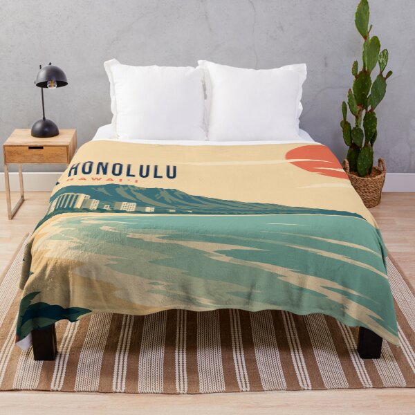 Artikelvorschau, Honolulu Reiseplakat entworfen und verkauft von rogue-design.