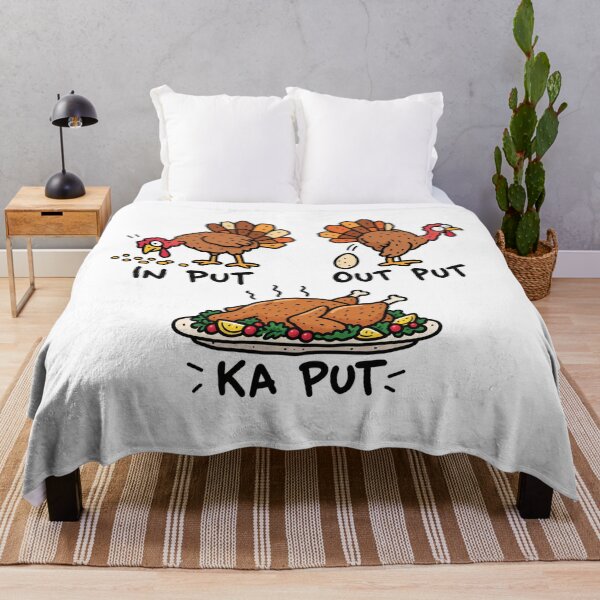 Item preview, Thanksgiving Turkey Input Output Kaput Meme designed and sold by MonkiFlipp.