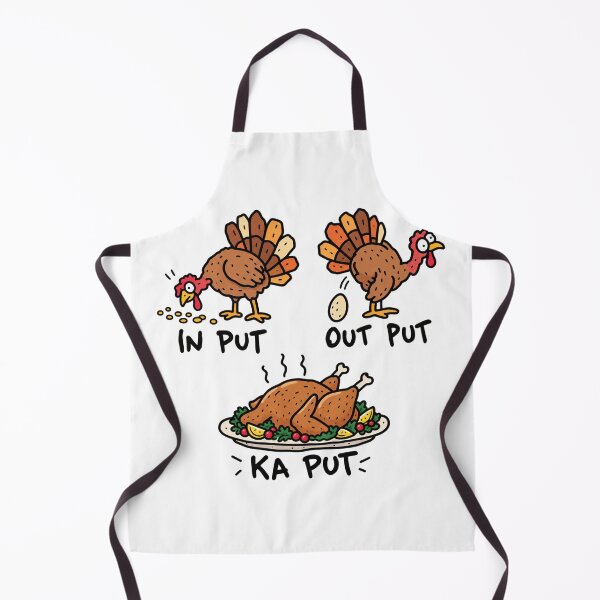 Item preview, Thanksgiving Turkey Input Output Kaput Meme designed and sold by MonkiFlipp.