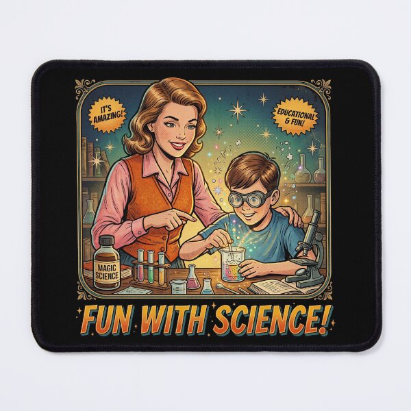 Item preview, Fun With Science Retro Teacher & Kids STEM Laboratory Vintage Educational  designed and sold by gear-posters.