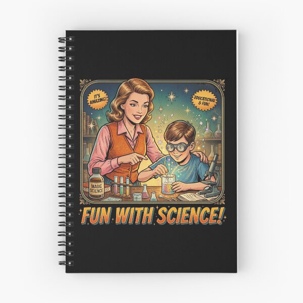 Item preview, Fun With Science Retro Teacher & Kids STEM Laboratory Vintage Educational  designed and sold by gear-posters.
