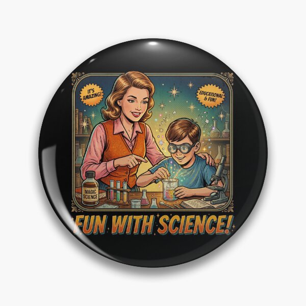 Item preview, Fun With Science Retro Teacher & Kids STEM Laboratory Vintage Educational  designed and sold by gear-posters.