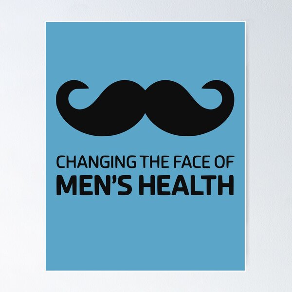 Item preview, Movemver Moustache Changing The Face Of Men's Health designed and sold by RR-Arts.