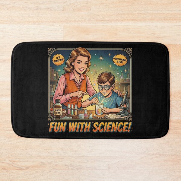 Item preview, Fun With Science Retro Teacher & Kids STEM Laboratory Vintage Educational  designed and sold by gear-posters.