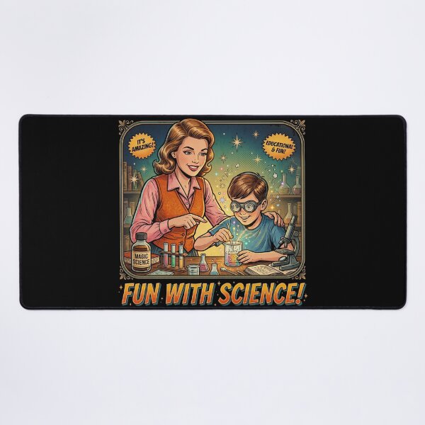 Item preview, Fun With Science Retro Teacher & Kids STEM Laboratory Vintage Educational  designed and sold by gear-posters.