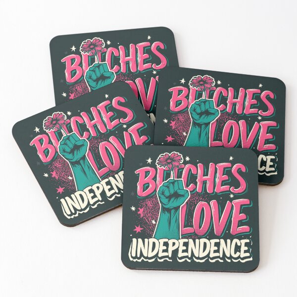 Item preview, Bitches Love Independence | Sticker designed and sold by NicolasGlowArt.