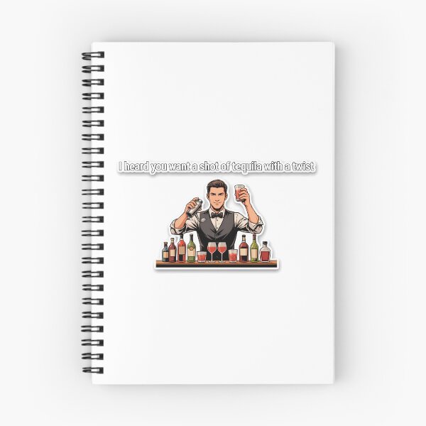 Item preview, Confident Bartender with Tequila Quote designed and sold by NiftyWrx.