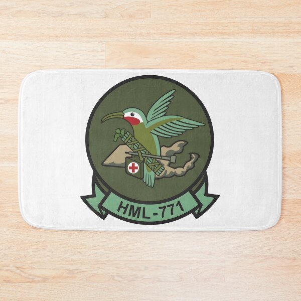 Item preview, USMC HML-771 "Hummingbirds" Marine Light Helicopter Squadron Patch designed and sold by CharlieDesings.