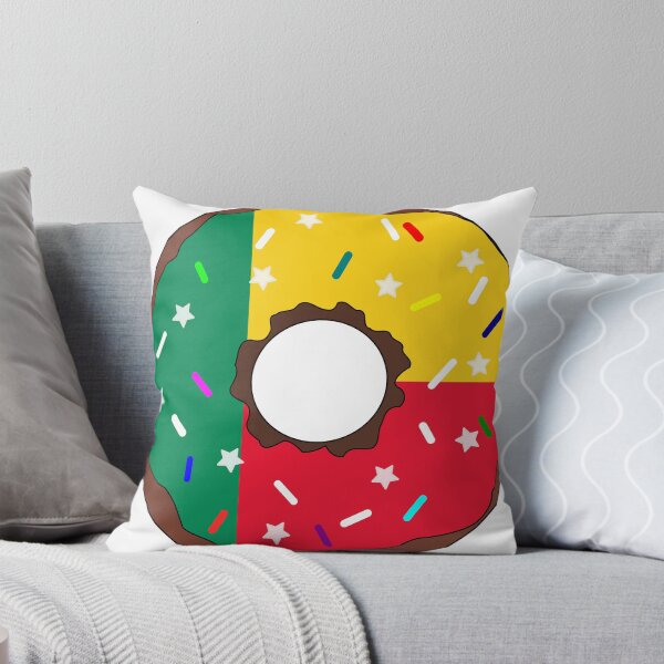 Item preview, Benin Flag Donut – Colorful Sprinkles Country Pride designed and sold by TheIconSmith.