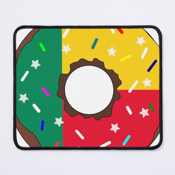 Item preview, Benin Flag Donut – Colorful Sprinkles Country Pride designed and sold by TheIconSmith.