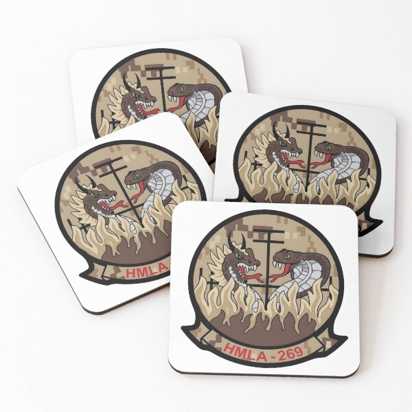 Item preview, USMC HMLA-269 "Gunrunners" Desert Camouflage Squadron Patch designed and sold by CharlieDesings.