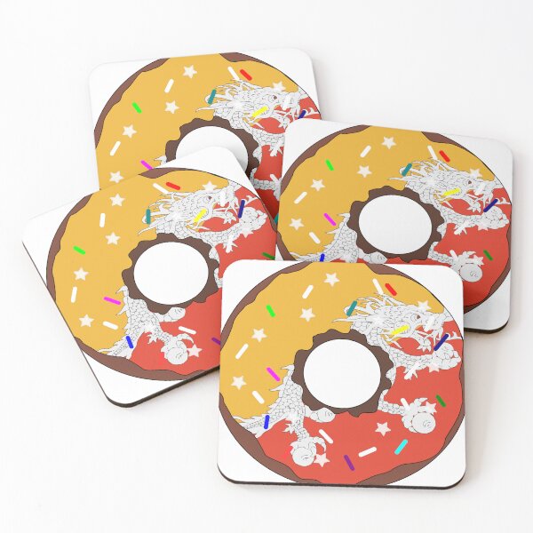 Item preview, Bhutan Flag Donut – Colorful Sprinkles Country Pride designed and sold by TheIconSmith.