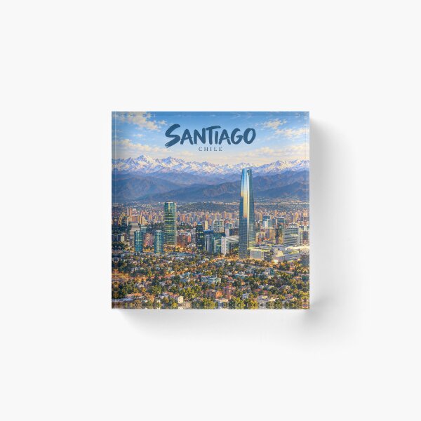 Item preview, Santiago Painterly Chilean City Impression designed and sold by MichaeIRellov.