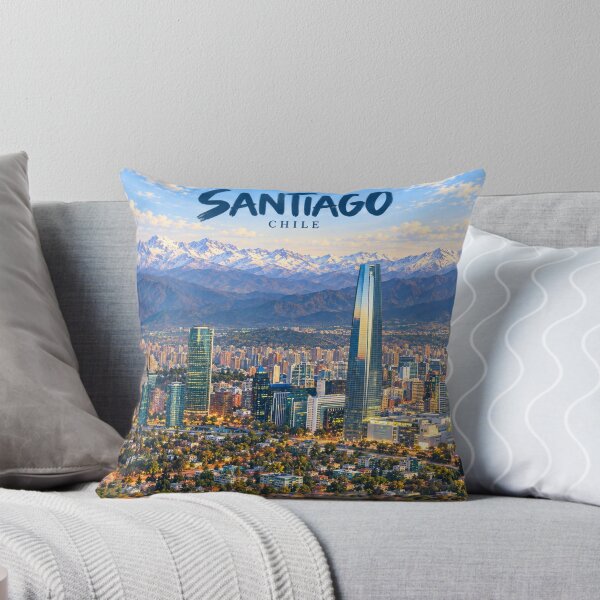 Item preview, Santiago Painterly Chilean City Impression designed and sold by MichaeIRellov.