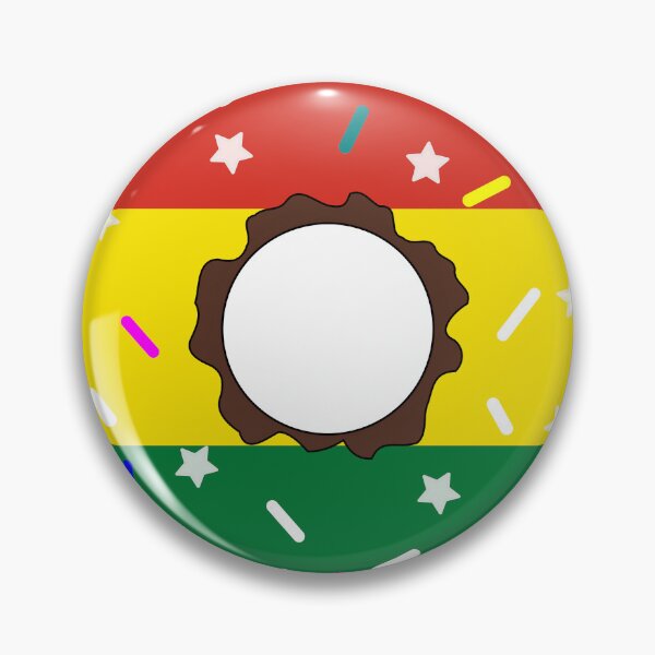 Item preview, Bolivia Flag Donut – Colorful Sprinkles Country Pride designed and sold by TheIconSmith.