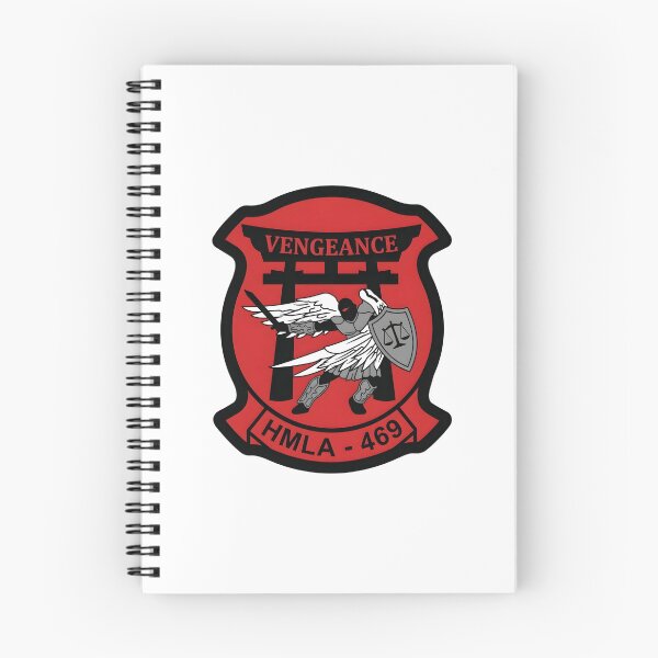 Item preview, USMC HMLA-469 "Vengeance" Light Attack Helicopter Squadron Patch designed and sold by CharlieDesings.
