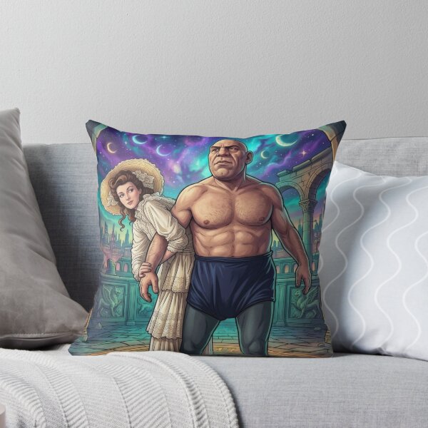 Item preview, Fantasy Strongman and Vintage Lady Cosmic Art designed and sold by MoArtShop.