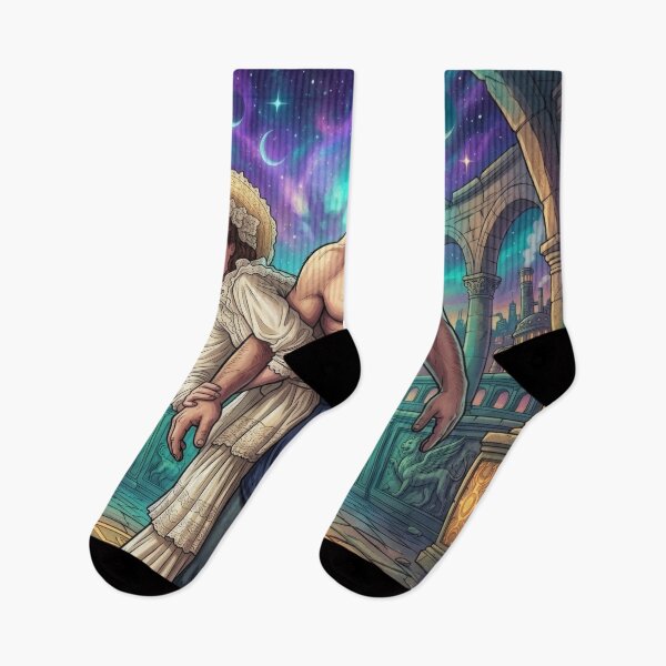 Item preview, Fantasy Strongman and Vintage Lady Cosmic Art designed and sold by MoArtShop.