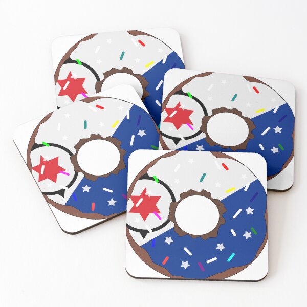 Item preview, Bonaire Flag Donut – Colorful Sprinkles Country Pride designed and sold by TheIconSmith.