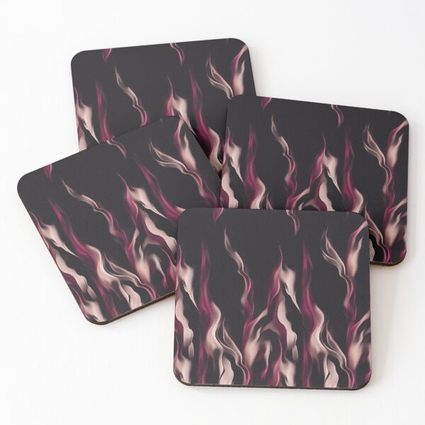 Item preview, Burgundy Black Fluid Satin Waves Pattern designed and sold by imaniko.