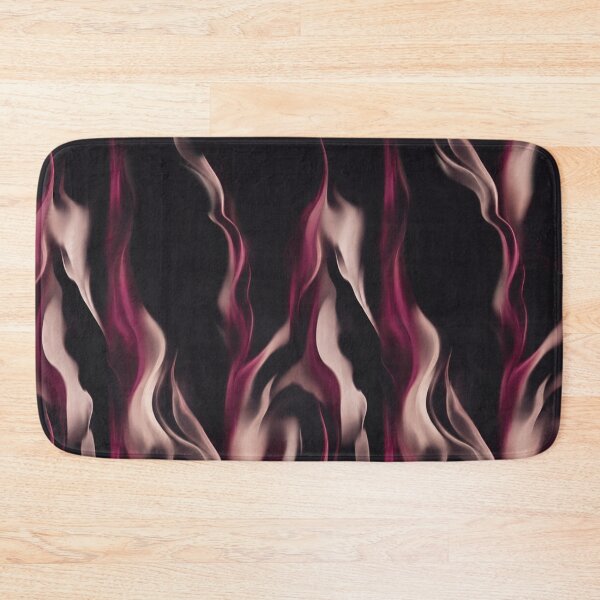Item preview, Burgundy Black Fluid Satin Waves Pattern designed and sold by imaniko.