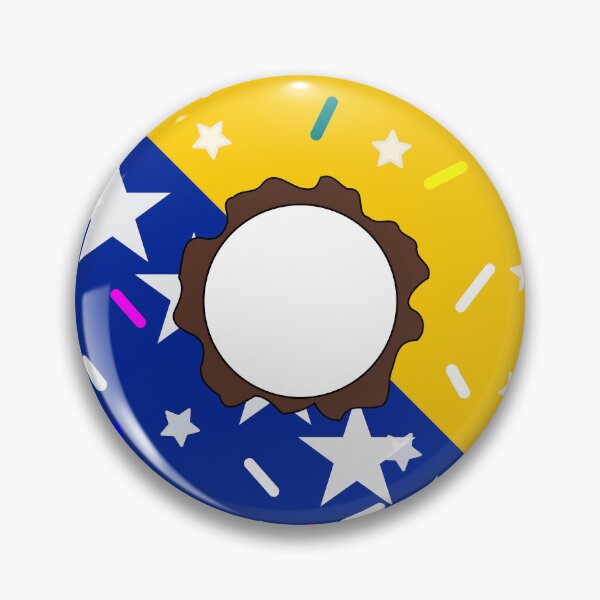 Item preview, Bosnia Flag Donut – Colorful Sprinkles Country Pride designed and sold by TheIconSmith.