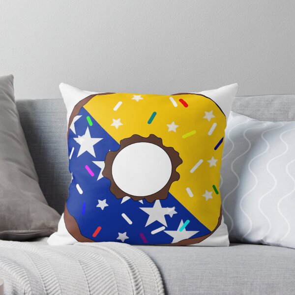 Item preview, Bosnia Flag Donut – Colorful Sprinkles Country Pride designed and sold by TheIconSmith.
