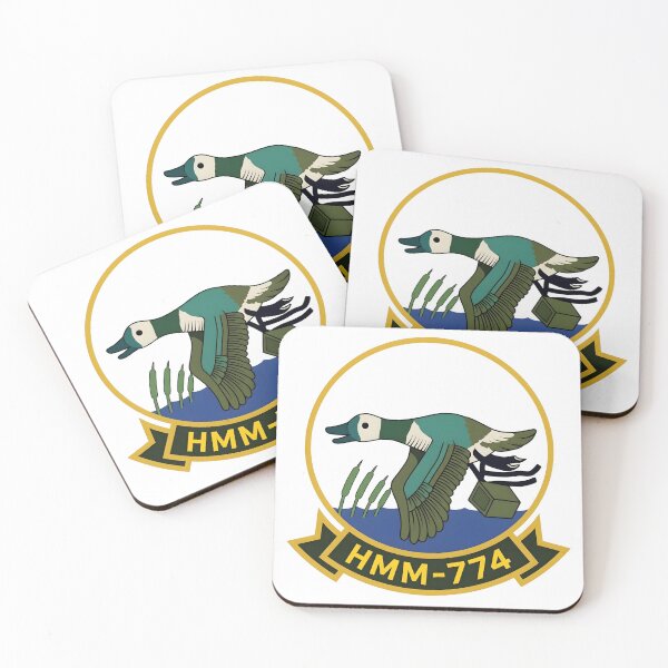 Item preview, USMC HMM-774 "Wild Geese" Marine Medium Helicopter Squadron Patch designed and sold by CharlieDesings.