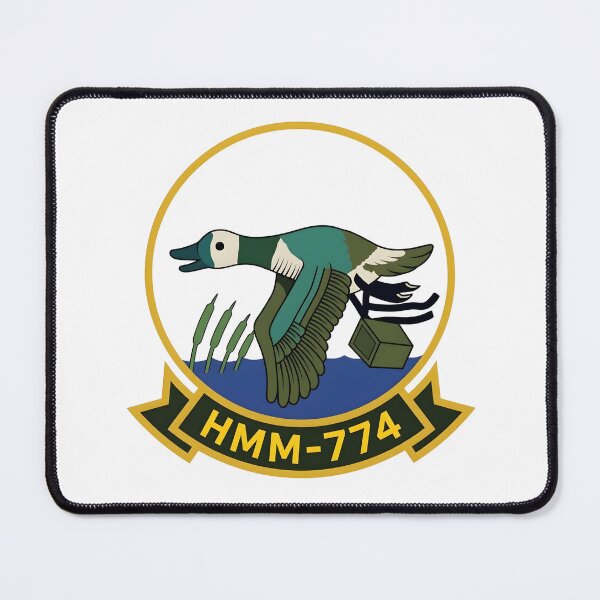 Item preview, USMC HMM-774 "Wild Geese" Marine Medium Helicopter Squadron Patch designed and sold by CharlieDesings.