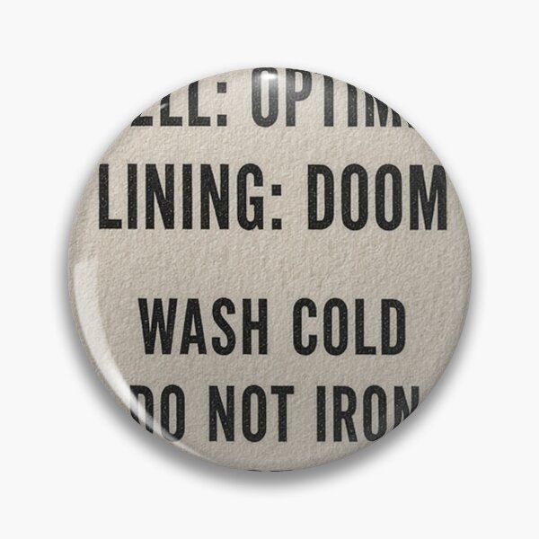 Item preview, Shell Optimism Lining Doom - Do Not Nerf Care Label designed and sold by Acta Diurna Supply.